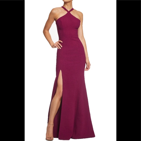 Dress the Population Dresses & Skirts - Dress the Population Brianna Halter Mermaid Gown